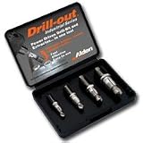 4 Piece Drill-Out Broken Bolt Extractor Kit