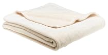 Columbia Signature Coral Fleece Throw, Bone