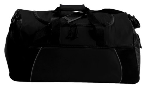 Duffel Bag, Color: Black/Black/White, Size: One Size