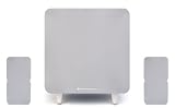 Cambridge Audio Minx S322 Stereo Mini Speaker Package, High Gloss White