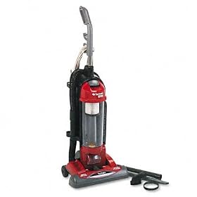 ~:~ ELECTROLUX FLOOR CARE COMPANY ~:~ Sanitaire True HEPA Commercial Bagless/Cyclonic Upright Vacuum, Red