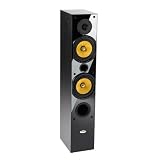 Crystal Acoustics TX-T1 front tower speaker (1 unit) - Black gloss & Black Ash