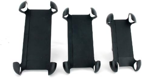 [Mobi7e] Black Hard Adjustable Universal Cell Phone Case Holster with Rotating Belt Clip (Medium)