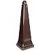 Rubbermaid Commercial FG257088 Groundskeeper Brown Smoking Management Receptacle, 12.25" Square x 39.4" Height