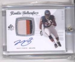 2008 SP Authentic #298 Matt Forte JSY AU RC - Chicago Bears (RC - Rookie Card - Piece of Authentic Jersey - Autographed - Serial #d)(Football Cards)