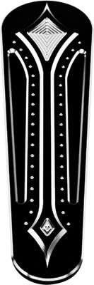 Precision Billet Darkside Contrast Cut Dash Insert DRK-550-08UP-BLK