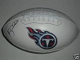 Kerry Collins Signed Tennessee Titans Logo Football