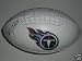 Kerry Collins Signed Tennessee Titans Logo Football