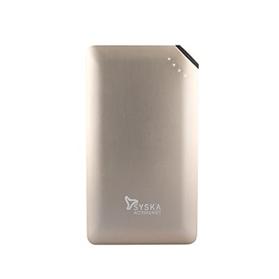 Syska Rainbow 8000mAH Power Bank (Rose Gold)