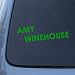 AMY WINEHOUSE - Vinyl Car Decal Sticker #A1579 | Vinyl Color: Green Image