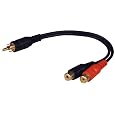 Pyramid RY6 1 Male to 2 Female RCA Adaptor