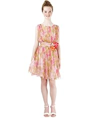 Autograph Floral Corsage Dress