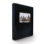 2-Pack Bonded Leather Photo Album Holds 300 Photos Each - Black