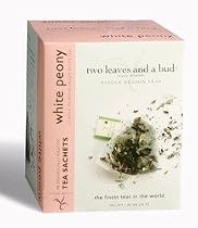 Two Leaves And a Bud Tea - White Peony - Single Region Teas Box 15 Count
