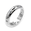 Women's Band Style Clear Color Cubic Zirconia High-Polished Ring, Size: 5-9 Sterling Silver .925