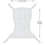 MESH FULL BODY SLINGM LUMEX, 1EA