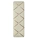 Twill Vertical Memo Board - Ivory (8x26