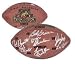 Miami Dolphins 1972 Perfect Season HOF Team Signed Football Mounted Memories