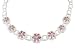 14k White Gold 13.00ct Multi Sapphire Diamond Necklace