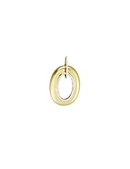 18K Yellow Gold Pendant Oval Pendants