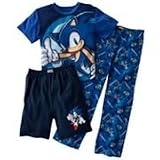 Sonic the Hedgehog 3 Piece Pajama Set