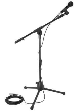 MusicalInstruments: On Stage MS7515 Kids Microphone Pack with Stand, Mic, Clip & Cable