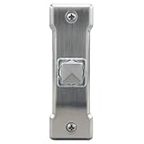 Heath/Zenith HX-751-SN Wired Push Button with Recessed Mount with Halo-Lighted Center, Satin Nickel Finish