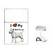 Chrome flip top lighter! Wick, flint and fluid fuel lighter. Measures 2.25"(H) x 1.5"(W) x 0.5"(D).Comes in a gift tin box.The image is printed directly onto the metal and coated with a top quality, waterproof enamel to insure long wear. FOR THE TRUE BULL TERRIER LOVER!