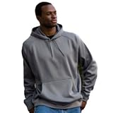Men's Casual Bonded Polyknit Sweatshirt, Grey