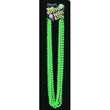Mardi Gras - Beads - Festive Glow-in-the-Dark - Green 6/Hc Accessory