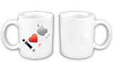 I Heart Apple Coffee Mug