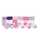 Esprit Royal Dot 6-Pack Cuffed Socks (Sizes 12M - 24M)