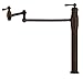Danze D206557BR Opulence Single Handle Deck Mount Pot Filler, Tumbled Bronze