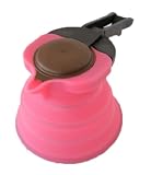 折りたためるシリコンケトル ポップアップケトル Pink FPK-1200-001