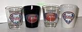 Philadelphia Phillies Shot Glass Collectible Four Piece Set
