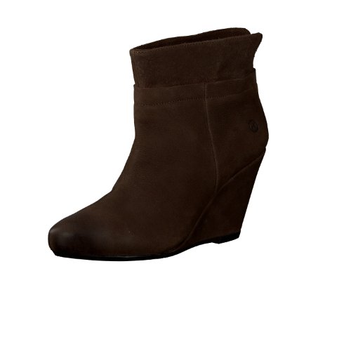 Bronx Damen Keilboden Stiefelette (Braun, 37)