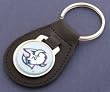Buffalo Sabres Light Blue Leather Keychain