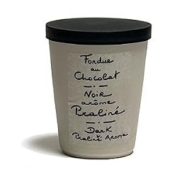 Aux Anysetiers du Roy - Dark Chocolate Praline Fondue for Four in Pottery Crock - 7oz