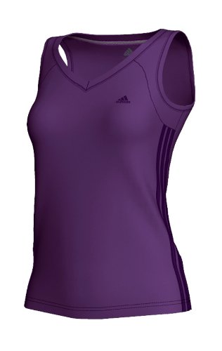 Adidas Damen Tank Essentials 3S, power purple/eggplant, XL, DAX29455XL