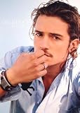 ORLANDO BLOOM BLUE 25X36 POSTER