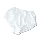 Womens Fancy Pants Double Ballpocket Tennis Panty - White