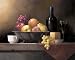 Wine And Cheese Art Print Poster By Victor Santos, 11.5 " x 9.5 "