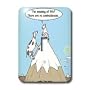 Rich Diesslins Funny Cow Cartoons - Cow Guru - Cow Incidents - Light Switch Covers - single toggle switch