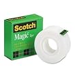 Scotch Magic Tape, 1 Inch x 36 Yards (810)