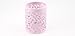 Light Pink Hollow Rose Flower Pattern Metal Pen Pencil Pot Holder Organizer