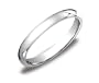 14k White Gold 3mm Comfort Fit Women's Wedding Band
