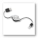 BELKIN Retractable Hi-Speed USB 2.0 Cable, A/B, 2.6 ft. F3U133v03-RTC