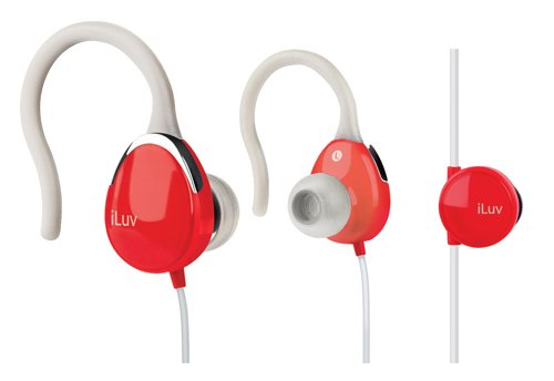 Iluv i203RED Lightweight Earphones for iPod (Red)