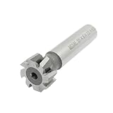 uxcell Tスロットカッター　ヤスリ　エンドミル　8mm奥行き　8フルート　ストレートシャンク　Tスロットフライス