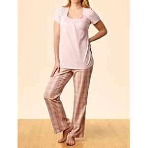 Buy A Pea in the Pod: Short Sleeve Shelf Bra Nursing Pajama Set by A Pea in the Pod